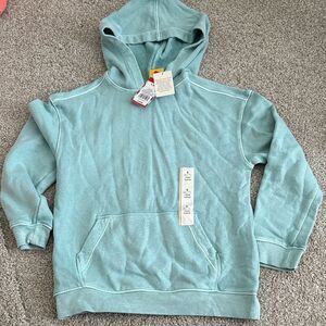 Kids teal washed Hoodie Cat & Jack Relaxed fit Girls S 6-7
